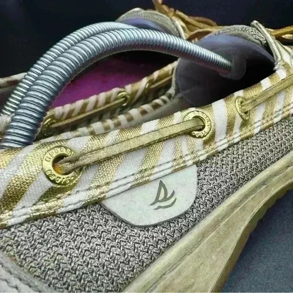 Sperry boat shoes ladies size 7.5M golden accents single eye - Picture 5 of 9